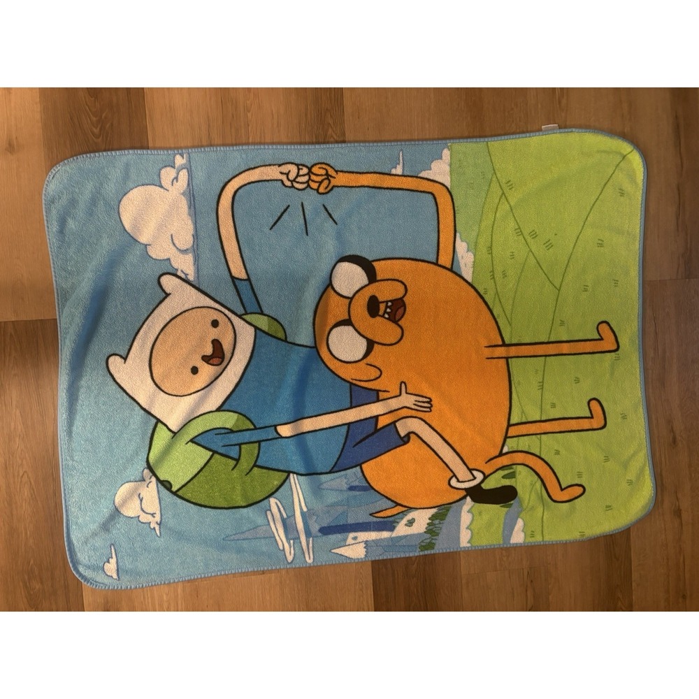 Adventure Time Best Bros Silky Touch Super Soft Throw Blanket, cartoon network - Picture 3 of 4